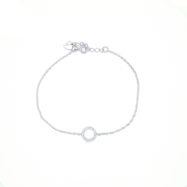 925/-Silber Armband Shiny, der ewige Kreis-0